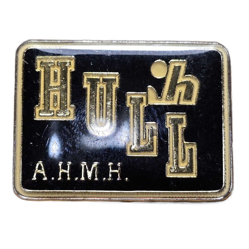 Vintage Gatineau Canada Association de Hockey Mineur de Hull Lapel Hat Pin C35
